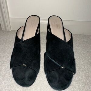 Cole Haan Women's Black Suede Clogs